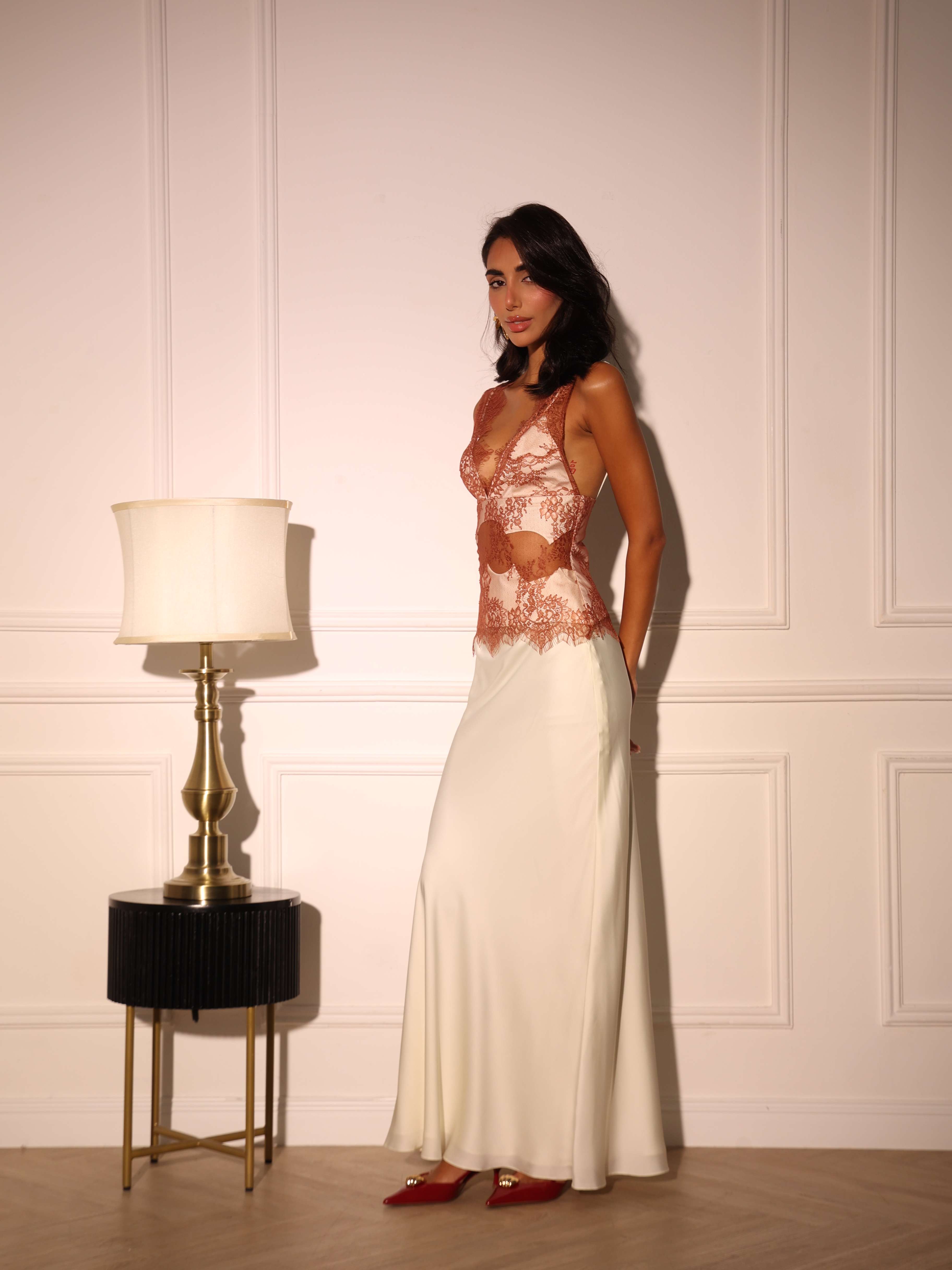 Ivory Maxi Skirt  photo 5